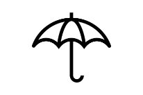 Illustration eines Regenschirms.